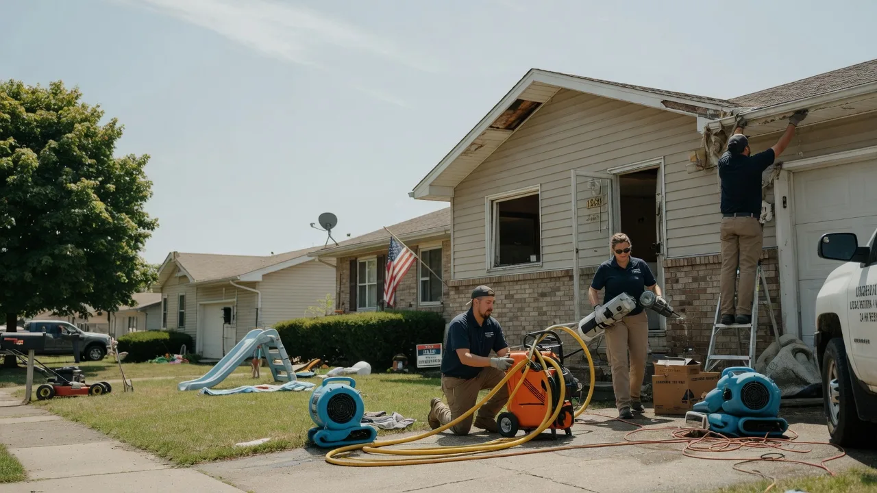 Water Damage Restoration in Rochelle, IL near me